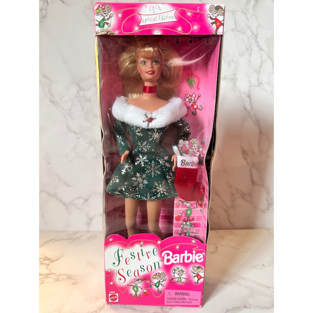1994 Special Edition Festive Season Barbie Doll NRFB 18909